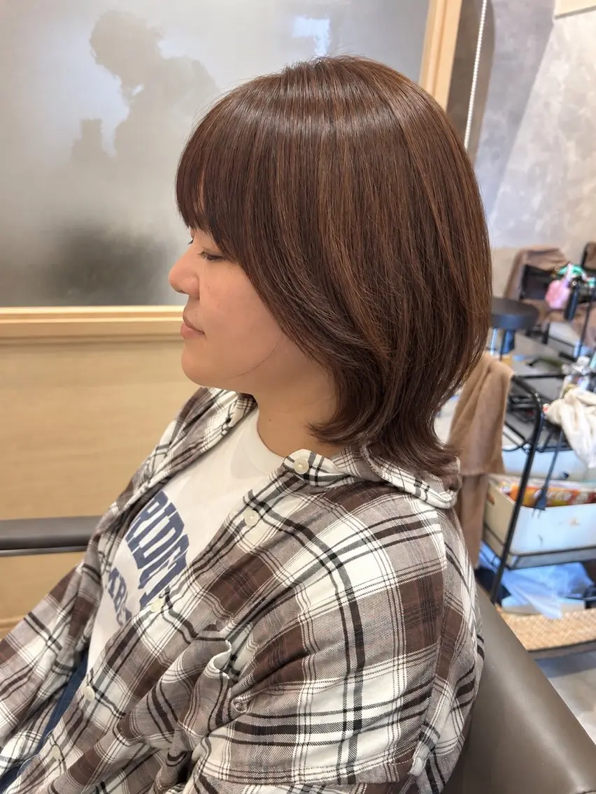 ショート カラー カット ヘアカラー トリートメント ヘッドスパ 久木原 ゆりのヘアスタイル