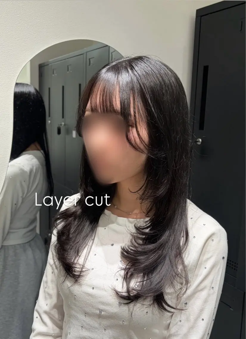 ロング カット トリートメント limitみづき🌙 レイヤーカットのヘアスタイル