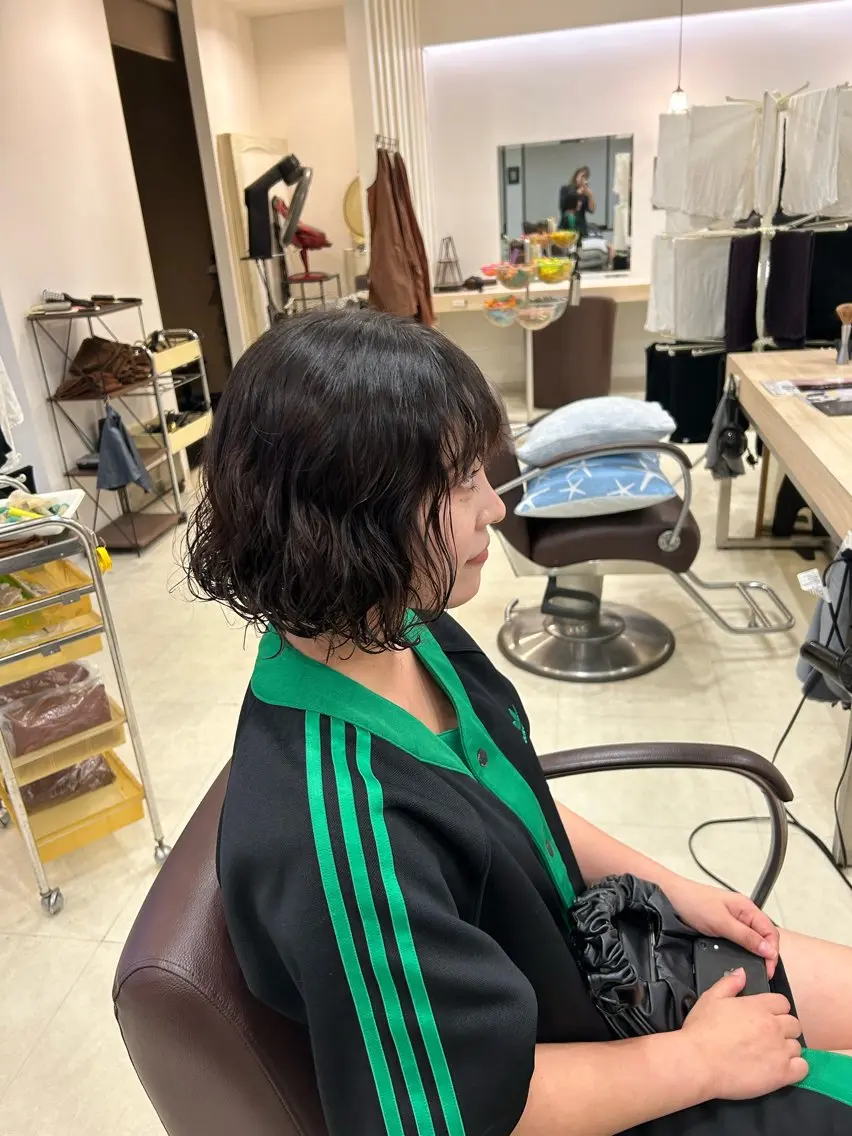 レディースパーマの写真
