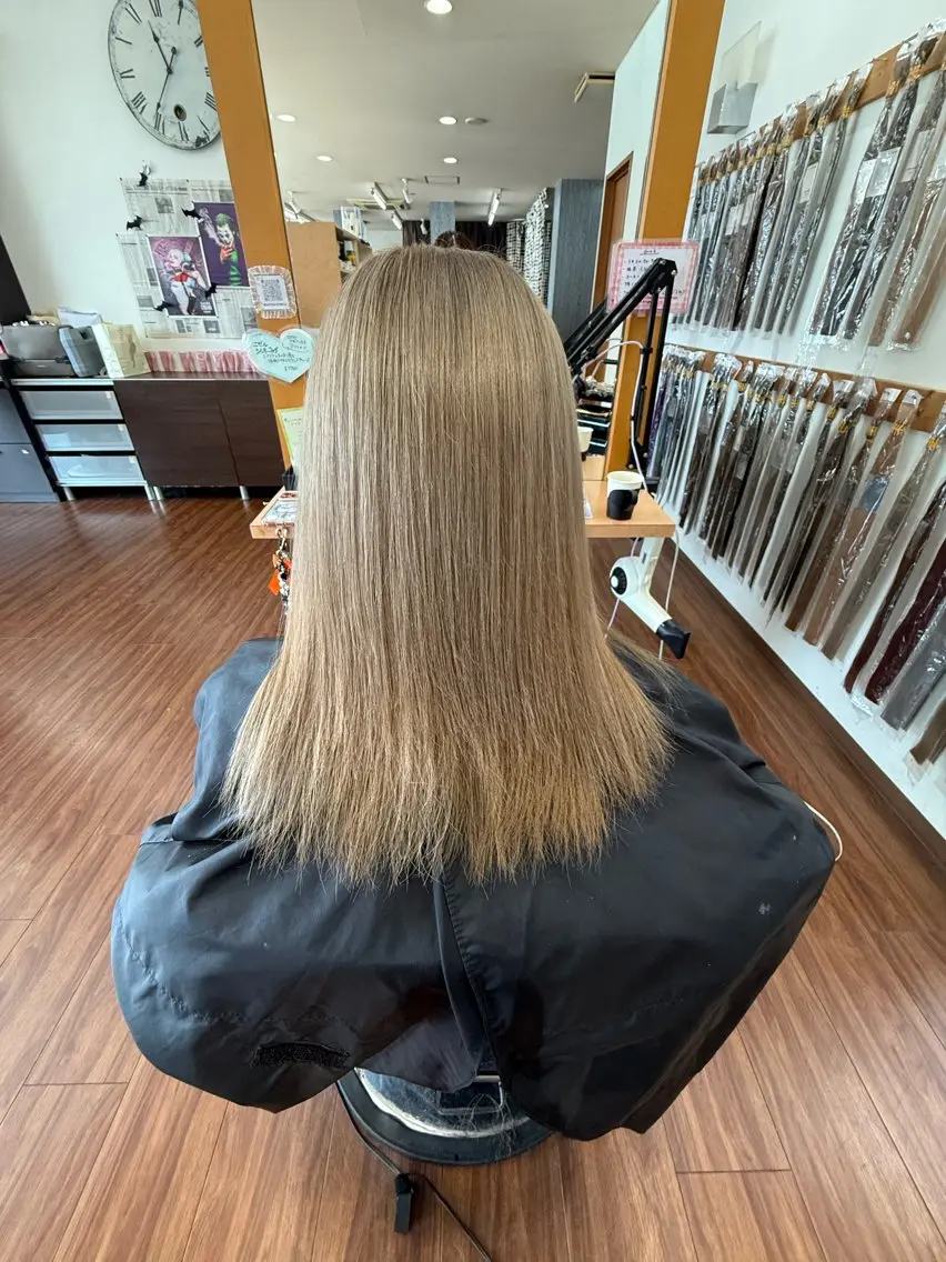 ミディアム ヘアカラー 髪質改善カラー/ KONATSUのヘアスタイル