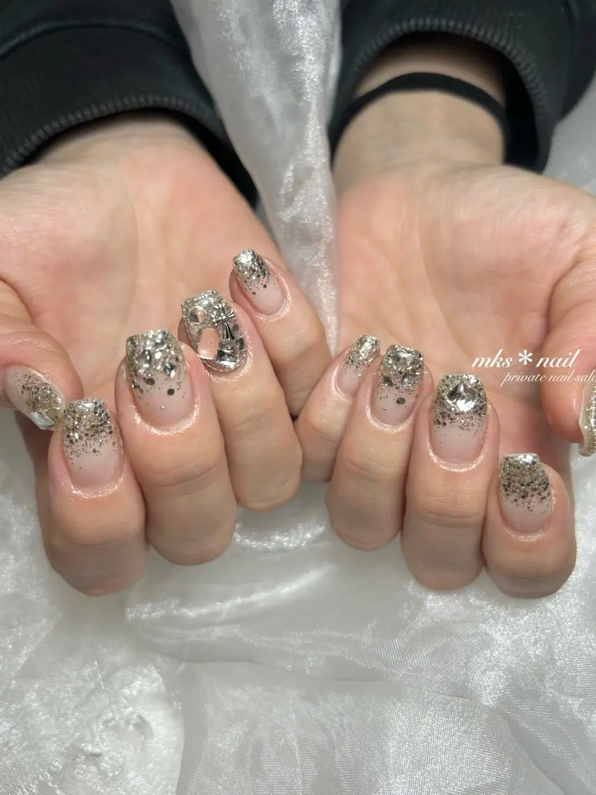 ネイル ハンドネイル mks＊nail //  枚方長尾のネイルデザイン