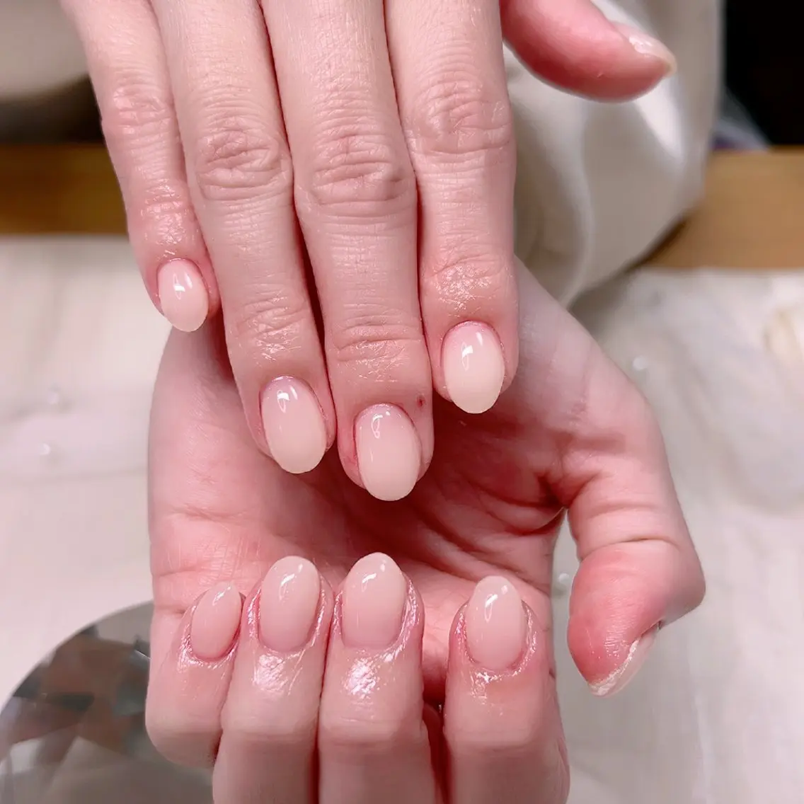 ネイル マグネットネイル オフィスネイル ワンカラーネイル Cute Tips nailのネイルデザイン