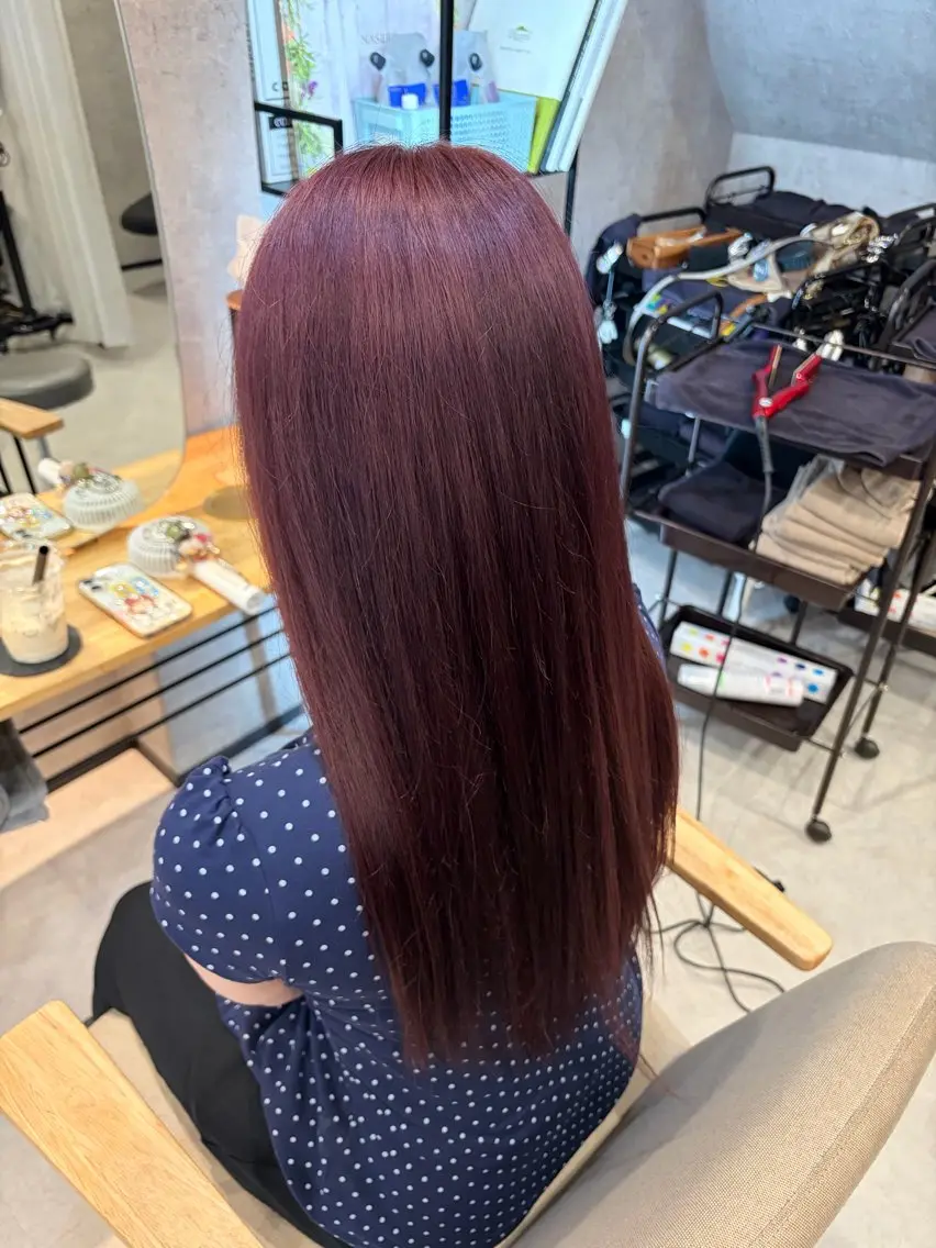 ロング カラー ヘアカラー HAILEY/ 富田実桜のヘアスタイル