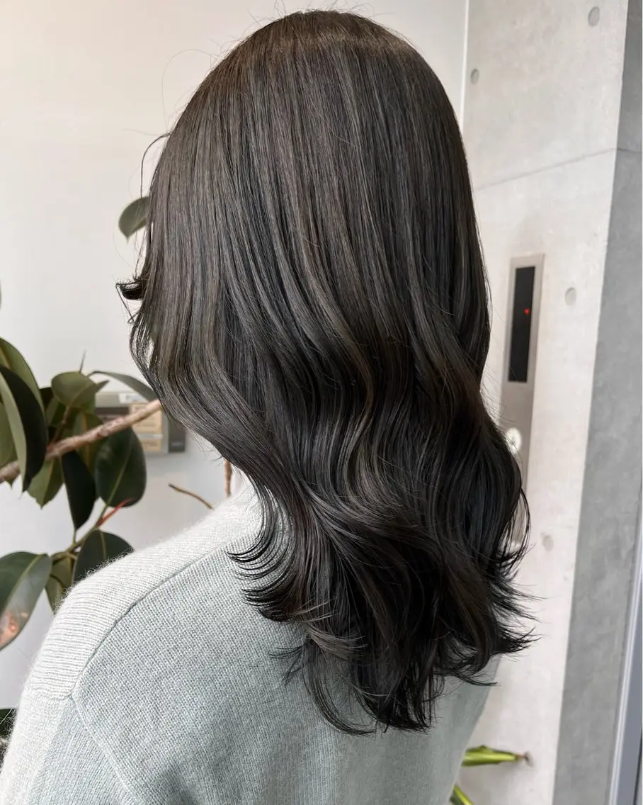 ミディアム カラー カット ヘアカラー トリートメント 🌫️大人韓国ヘア 🌫️naoyaのヘアスタイル