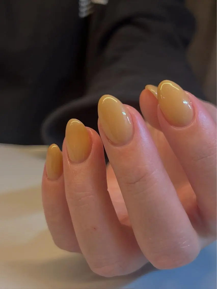 ネイル アートネイル ジェルネイル ニュアンスネイル ワンカラーネイル ぷっくりネイル 田邊 春華のネイルデザイン