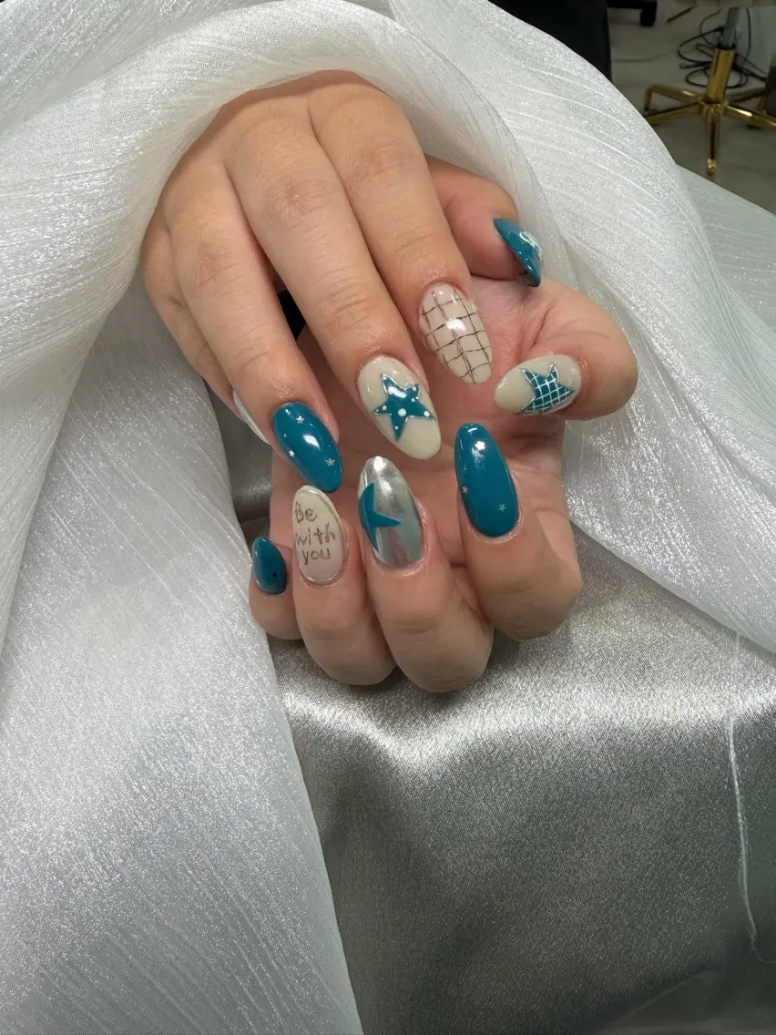 ネイル ハンドネイル Mermaid Nail みはなのネイルデザイン