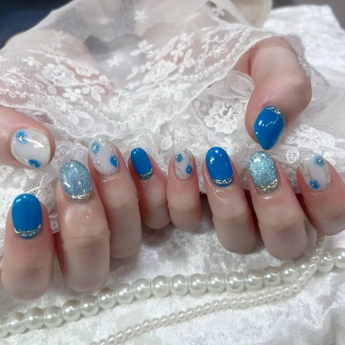 ネイル Maya 🧊🫧‪／渋谷のネイルデザイン