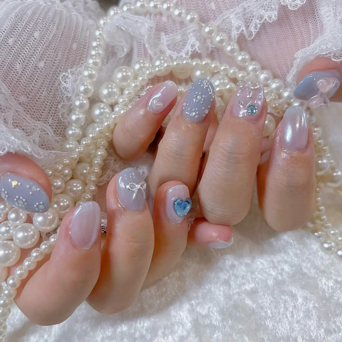 ネイル Maya 🧊🫧‪／渋谷のネイルデザイン