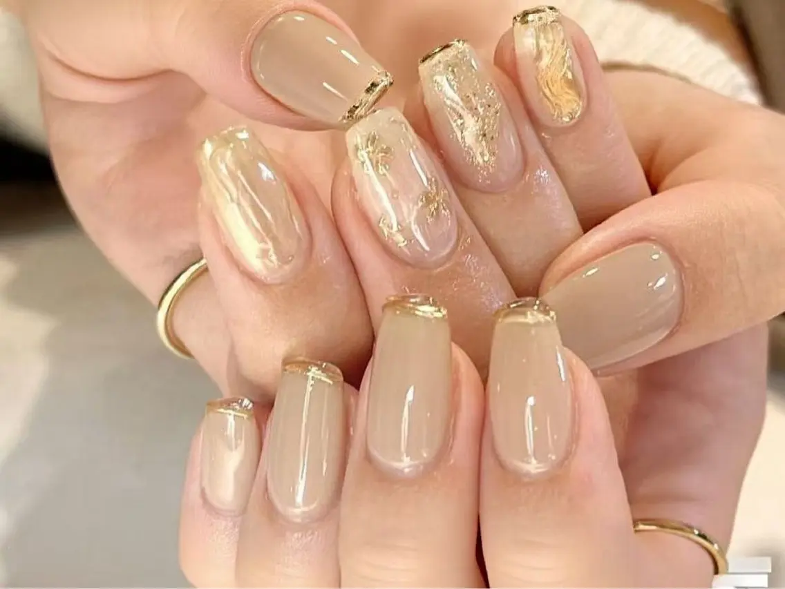 ネイル マグネットネイル 持ち込み ニュアンスネイル 春ネイル ハンドネイル ハンドケア ETE LUNA NAILのネイルデザイン