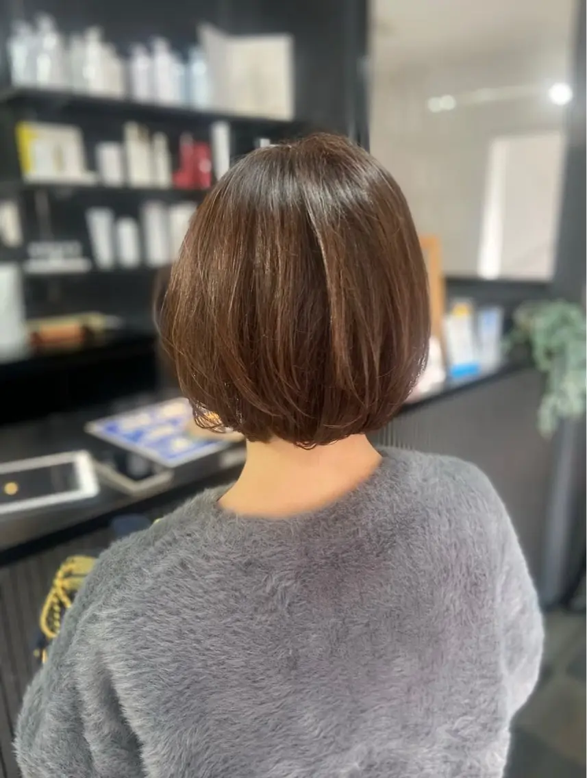 ショート ヘアカラー 北村 理奈のヘアスタイル