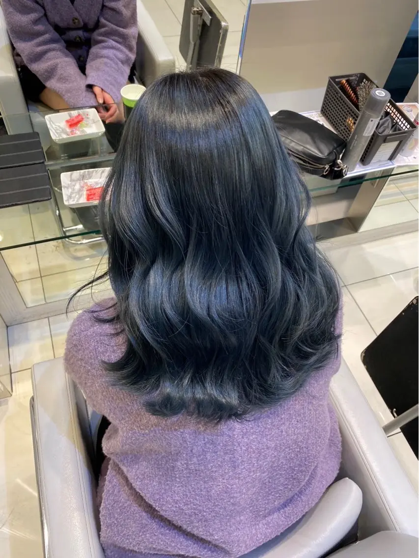 セミロング カラー ヘアカラー 🌻Ash 中目黒 暖🌻のヘアスタイル