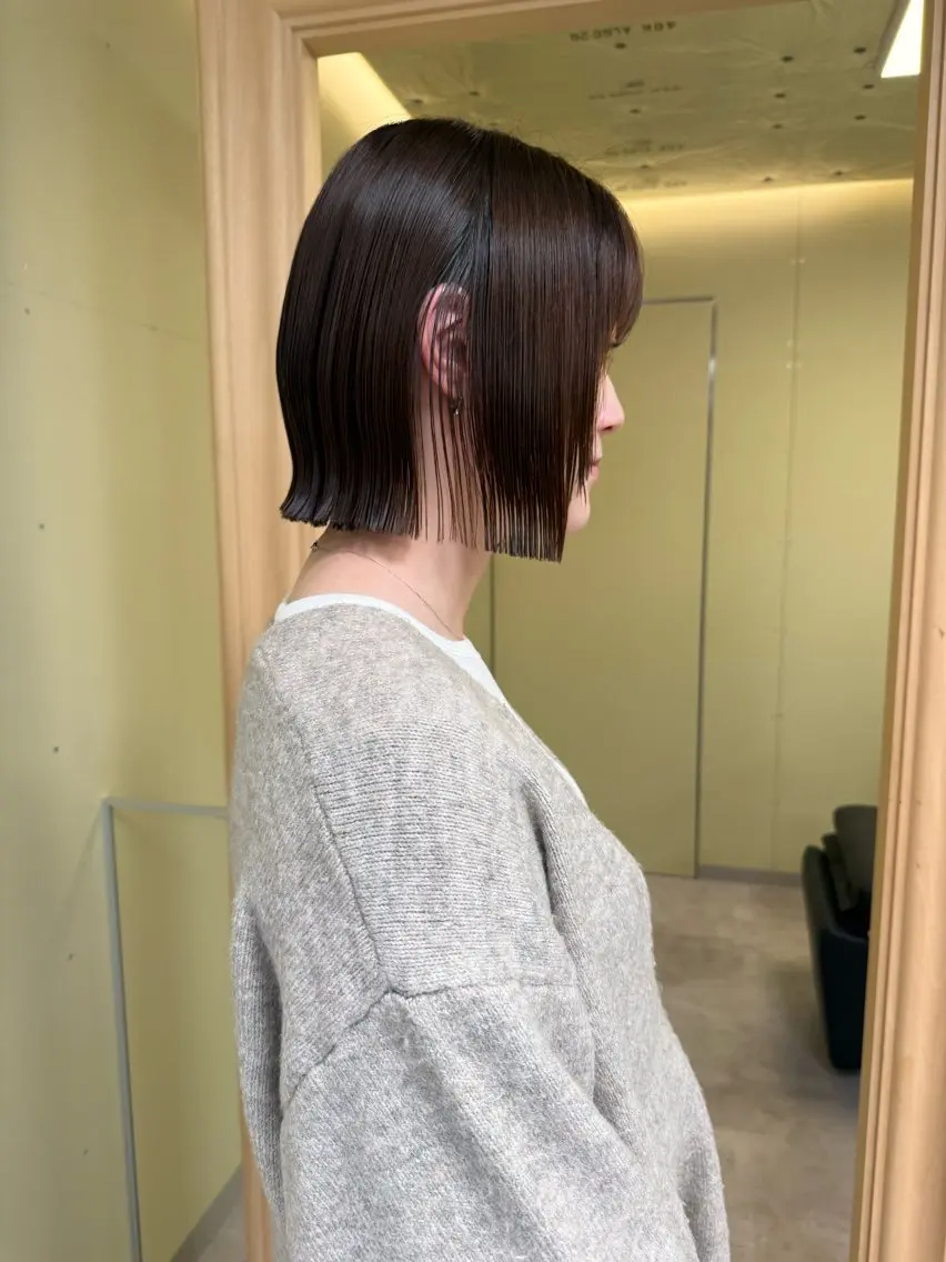 ショート カラー カット トリートメント 伶風/ ボブのヘアスタイル