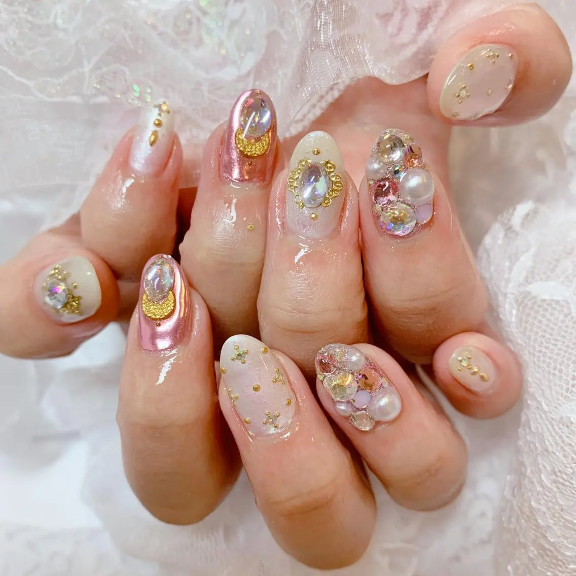 ネイル ハンドネイル La neige* yuki 🐩🌙のネイルデザイン