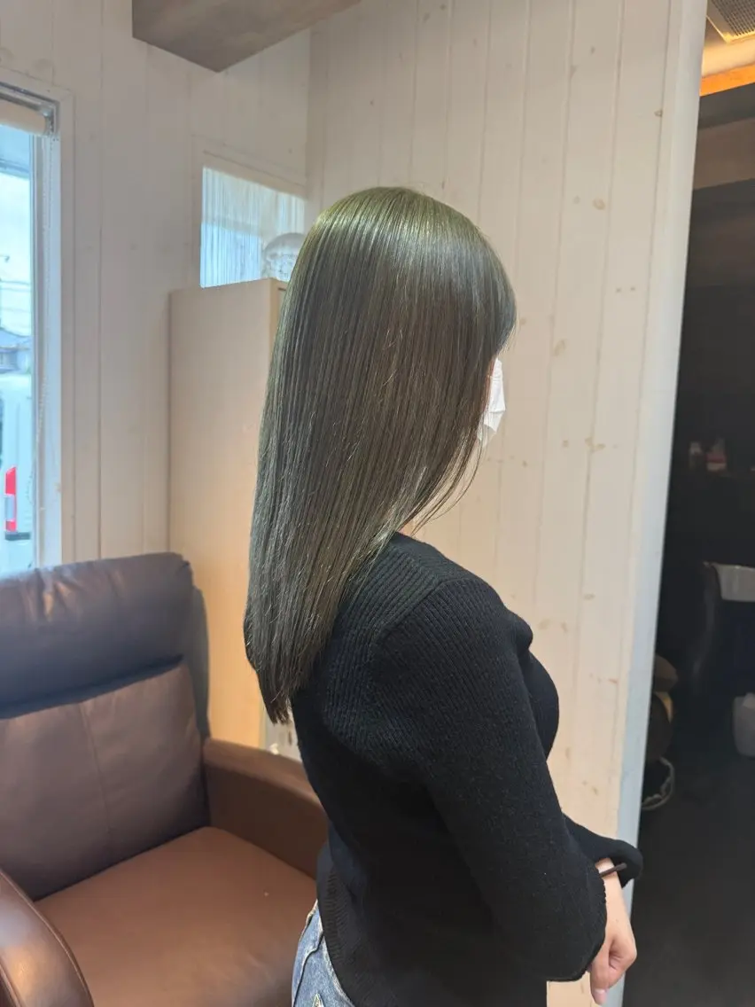 カラー ヘアカラー malibu あいかのヘアスタイル
