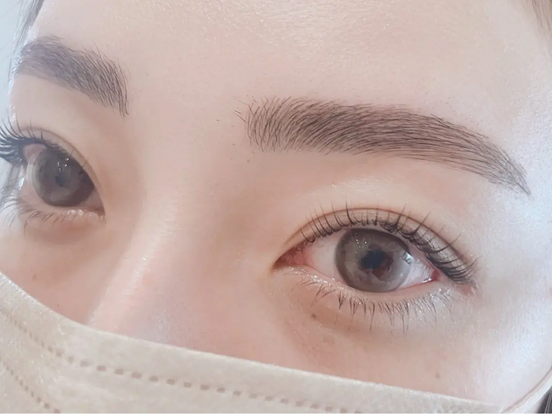 【ミニモ学割】上下まつ毛パーマ(お目元の写真動画撮影必須)の写真