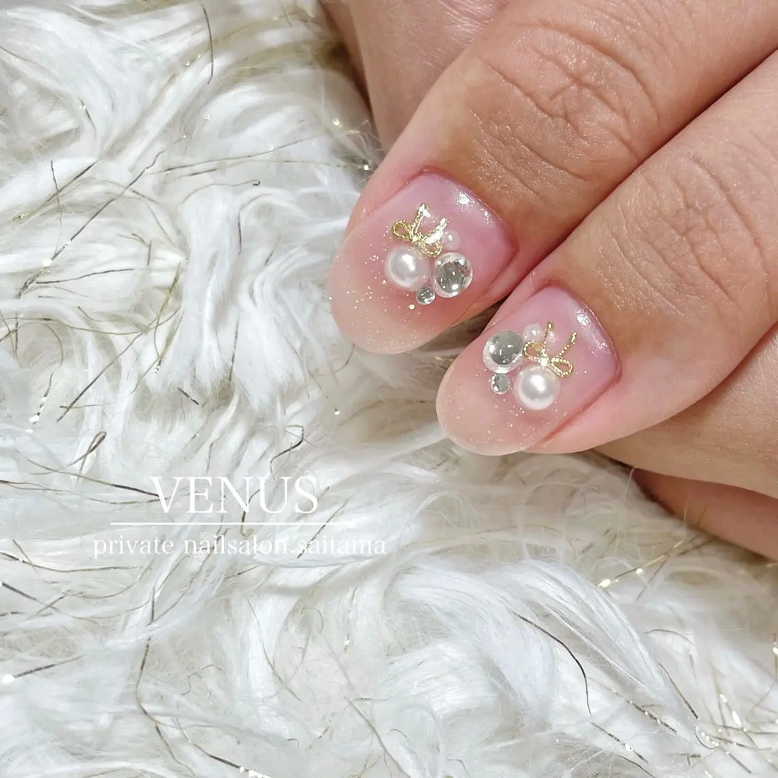 ネイル リボン nailsalon VENUSのネイルデザイン