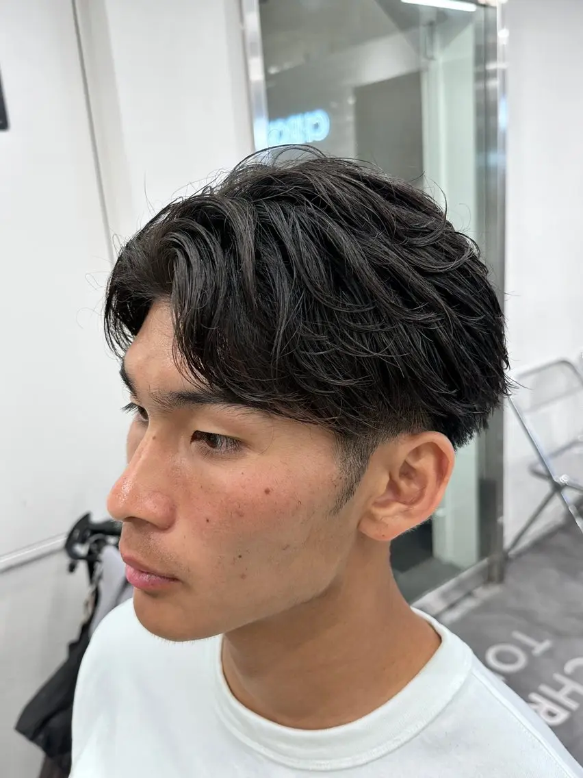 ショート パーマ カット パーマ 石川 琉星のヘアスタイル