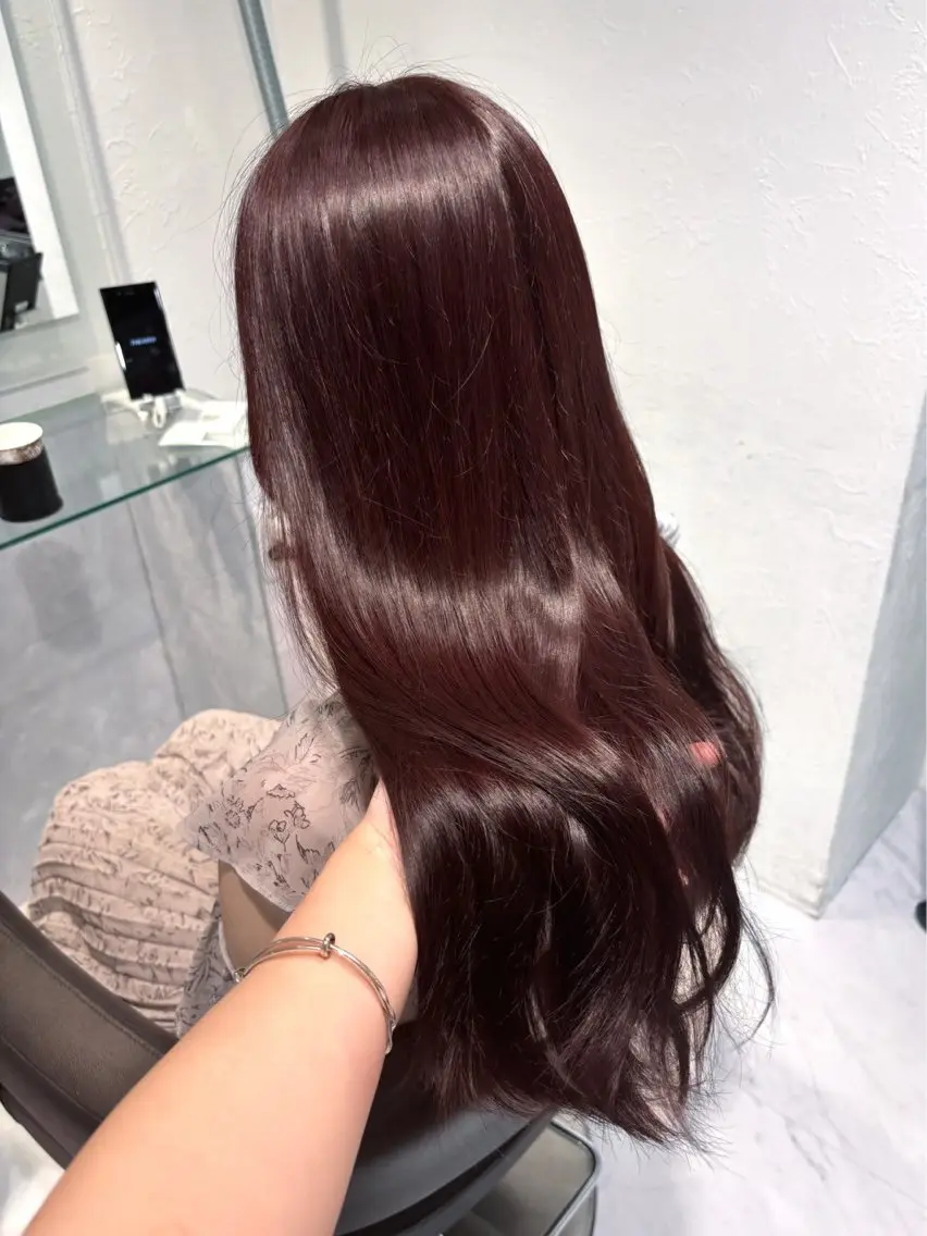 【🥀期間限定価格🥀】ブリーチなしダブルカラー＋髪質改善トリートメントの写真