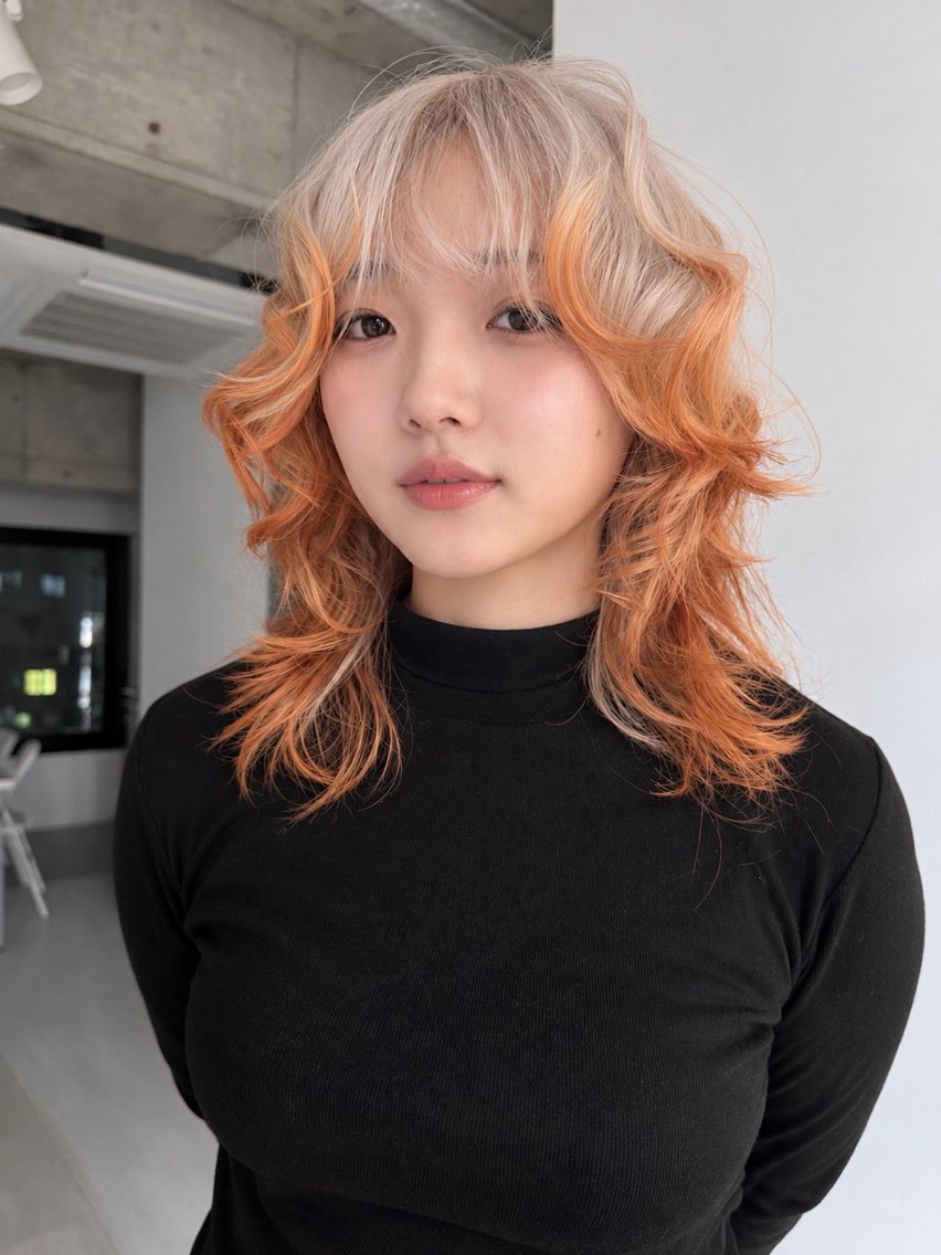 ミディアム 五島 拓海のヘアスタイル