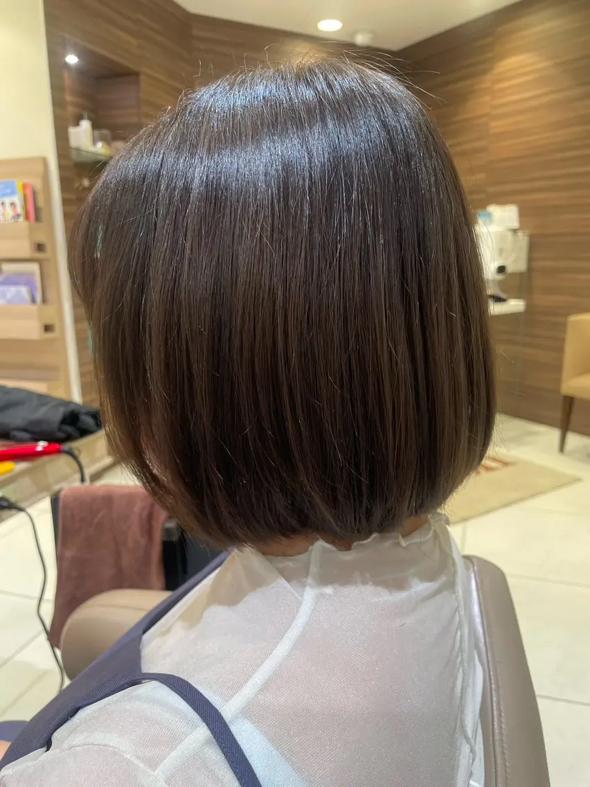 ショート カット トリートメント 韓国ヘアメイク🎀/ 縮毛矯正✨山本媛香のヘアスタイル