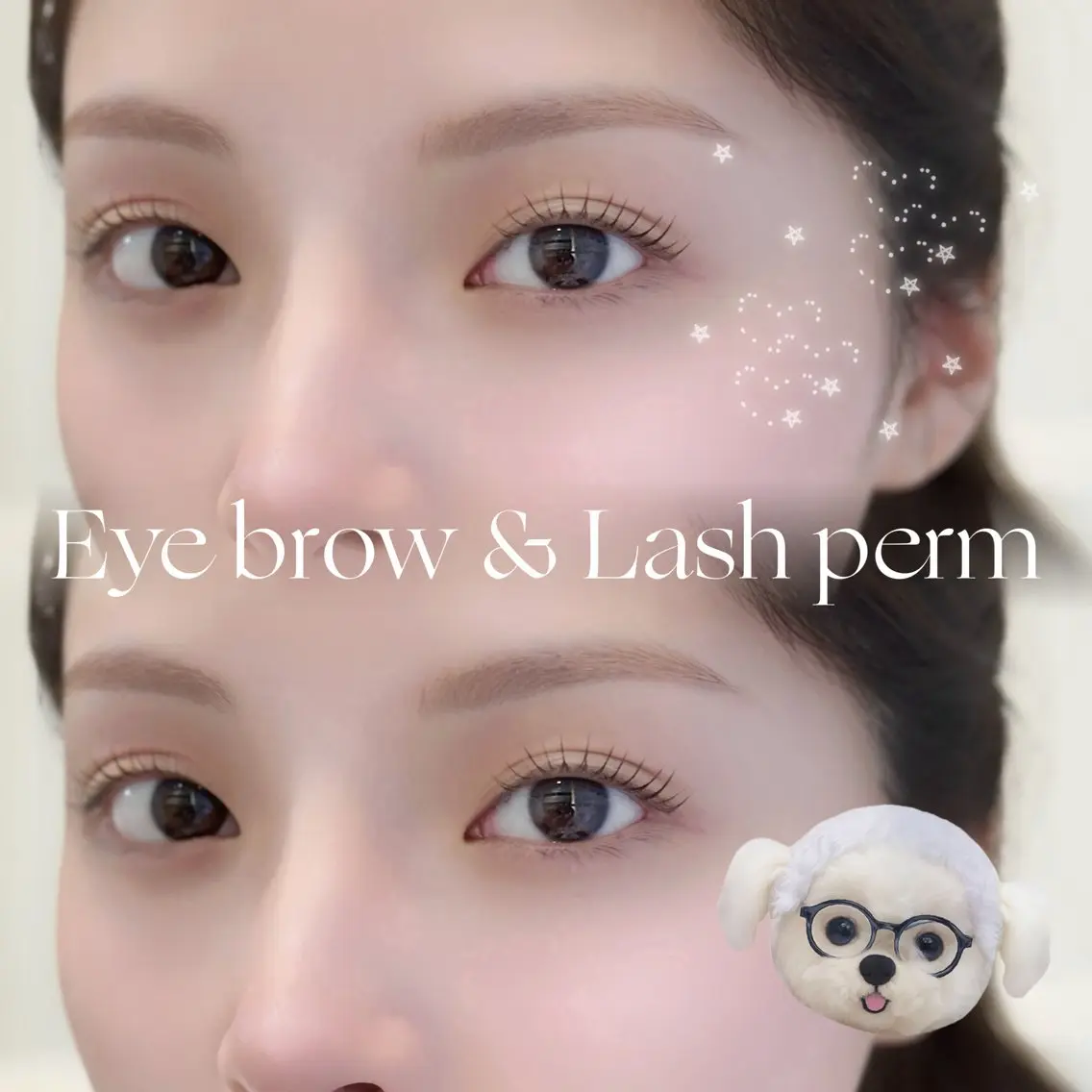 【人気No.2】韓国束感まつげパーマ+アイブロウWAX💎90分の写真
