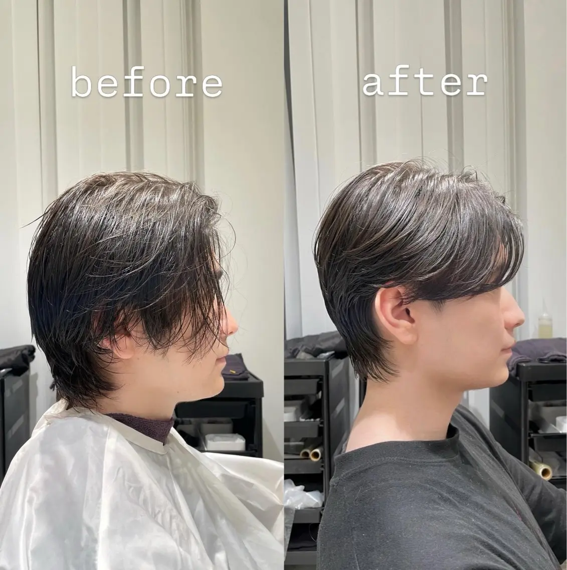 ショート メンズ ブリ—チ🎨パ—マ 🌿表参道ちえ🌿のヘアスタイル