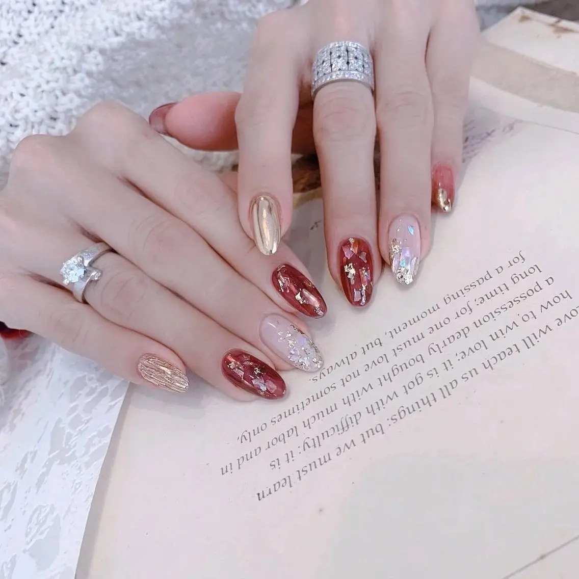 ネイル ハンドネイル OCEAN nail パラジェル　取扱い店のネイルデザイン