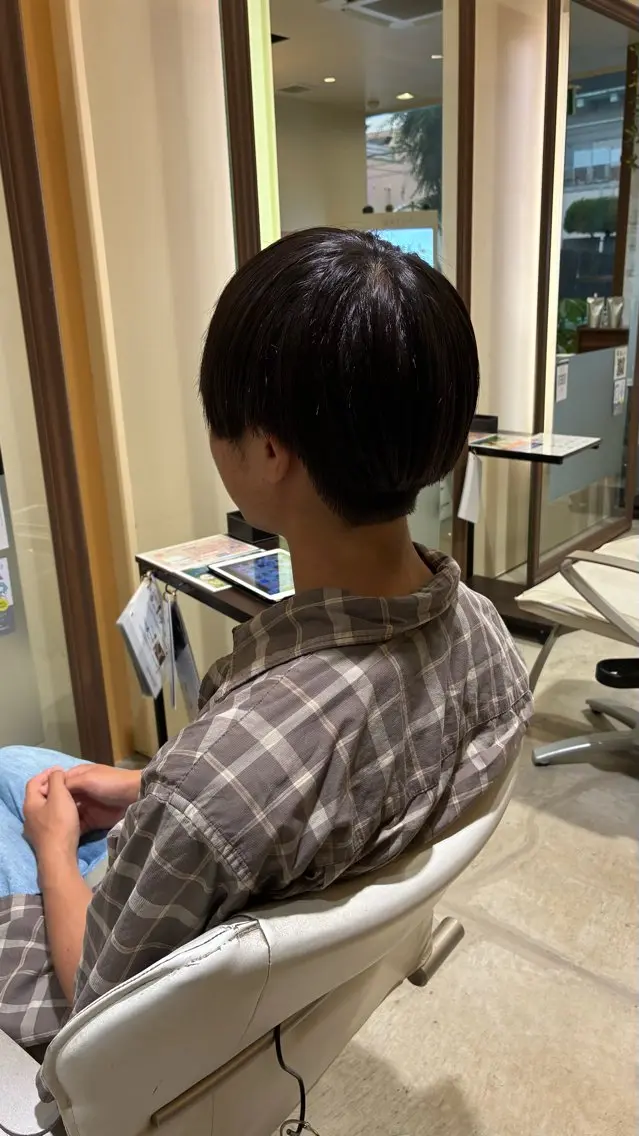 ショート メンズ マッシュ ⭐️いおり⭐️ ✨透明感カラー✨のヘアスタイル