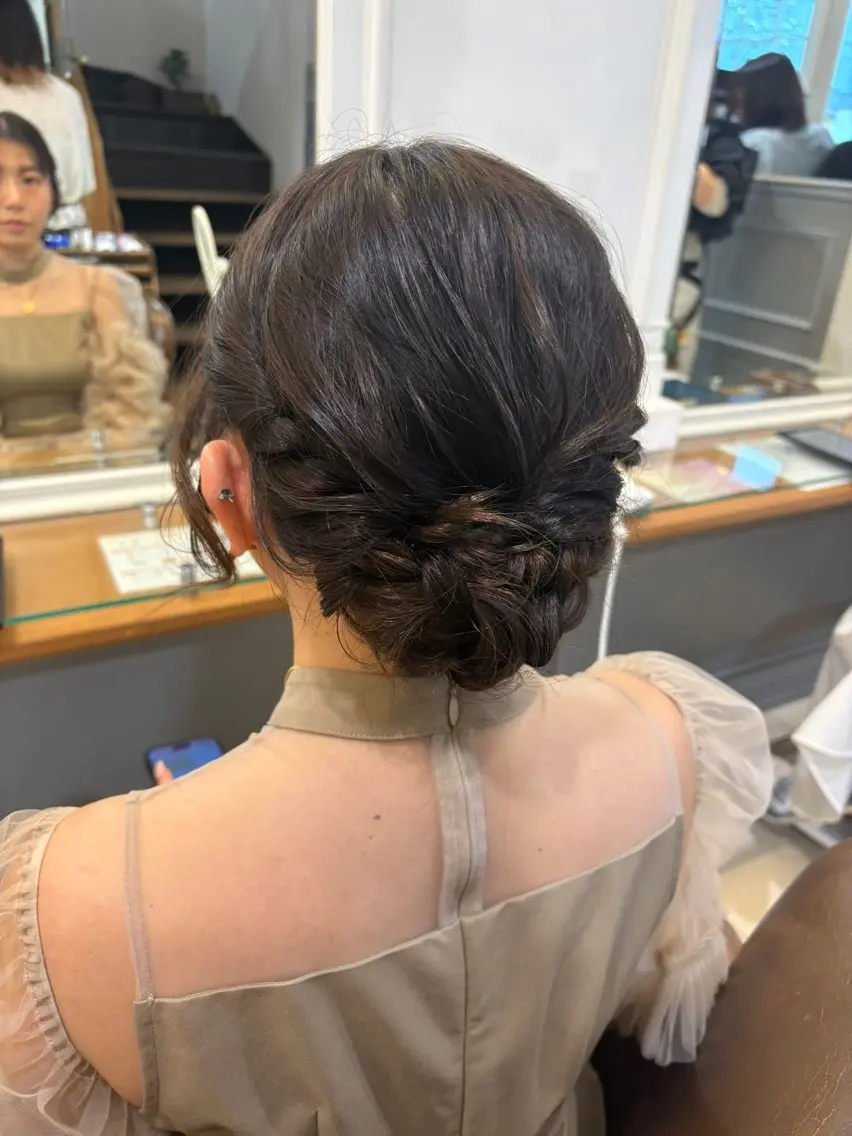 ヘアアレンジ 韓国ヘアー🇰🇷 MIWAのヘアスタイル