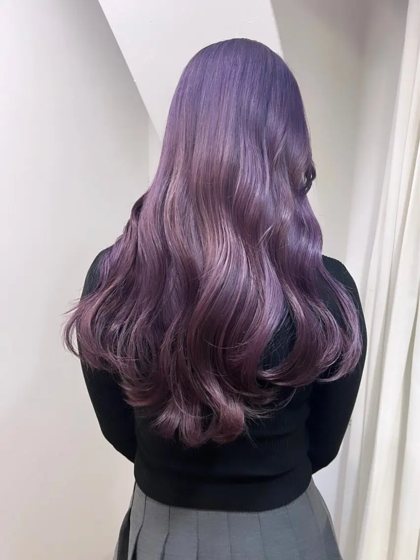 ロング カラー ブリーチ ケアブリーチ 透明感カラー デザインカラー ダブルカラー ハイトーン/ボブ 🎀sonokaのヘアスタイル