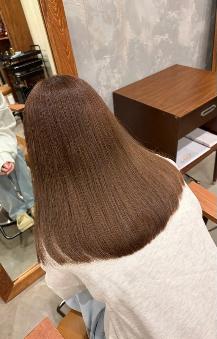 セミロング カラー ベージュカラー yui /山形/ BLUCKのヘアスタイル