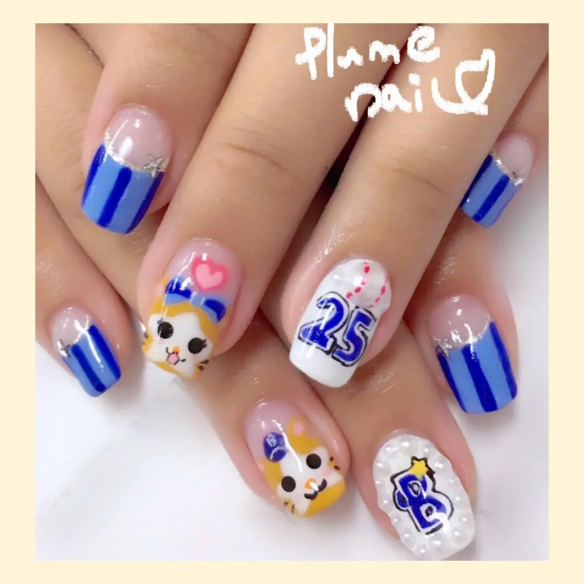 ネイル キラキラネイル 韓国ネイル 春ネイル 冬ネイル その他 plume nail ☆韓国ネイルのネイルデザイン