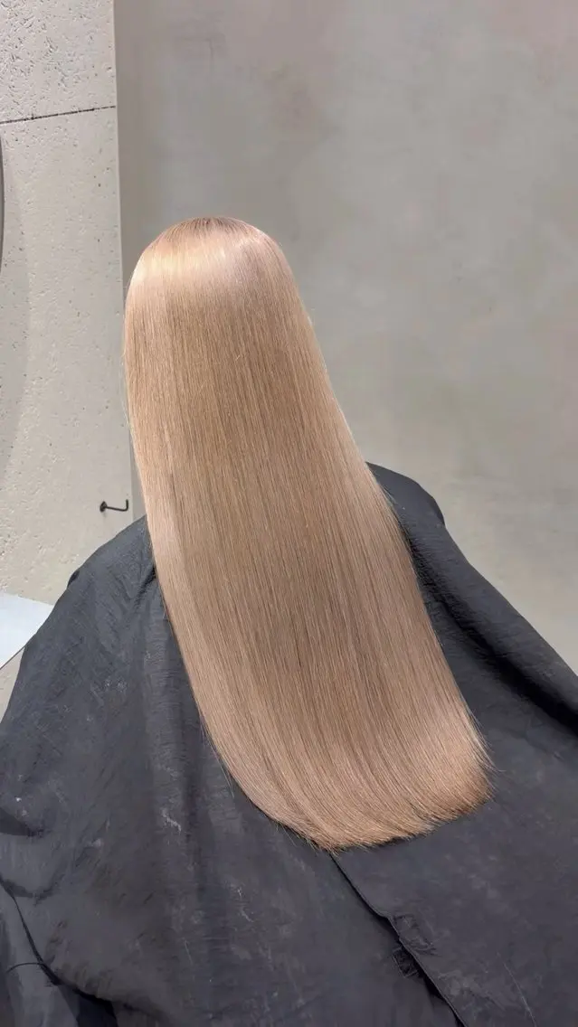 カラー ヘアカラー トリートメント 北川 茉奈のヘアスタイル