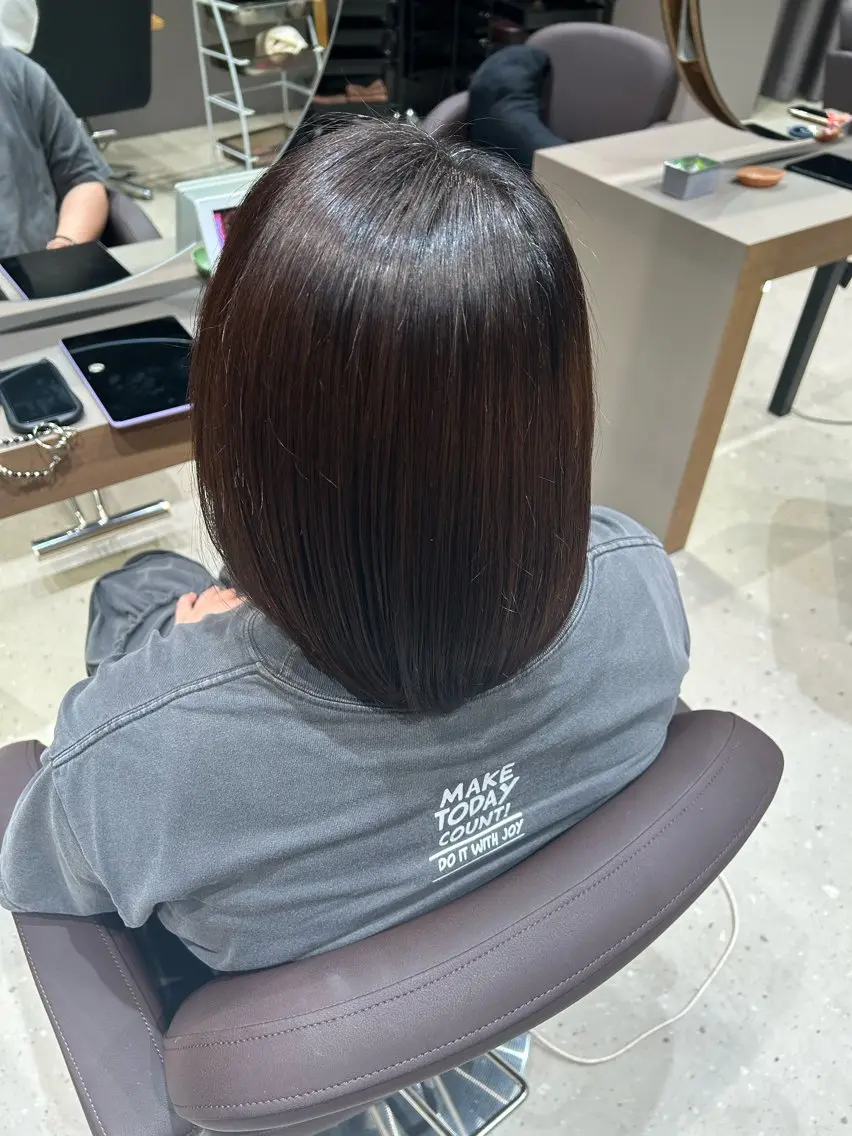 ミディアム 縮毛矯正 ☀️柏木 ほのか☀️のヘアスタイル