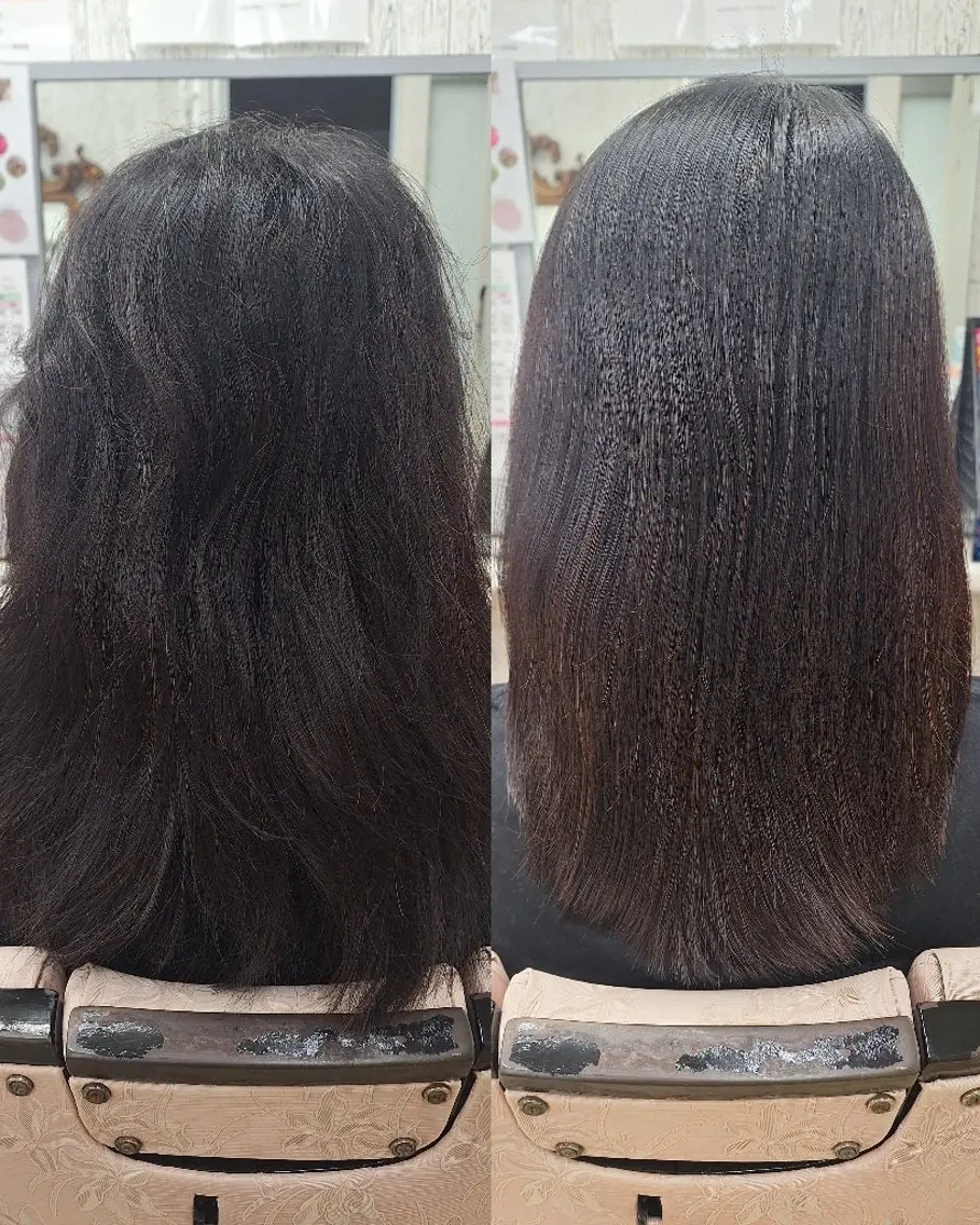 ヘアカラー 縮毛矯正 リラクゼーション ヘナサロンのヘアスタイル