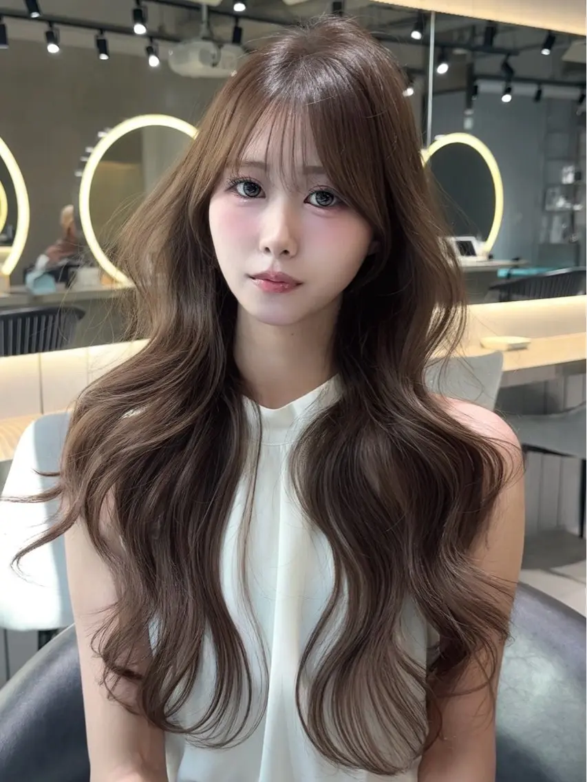 ロング レイヤーカット 佐渡優 365連勤する美容師のヘアスタイル