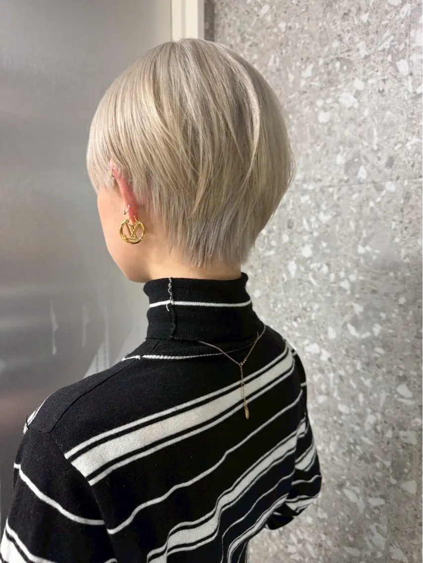 ショート ショートボブ ボブ ショートヘア ショート/レイヤー/ カットモデル/カズのヘアスタイル