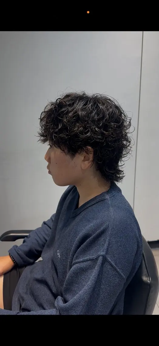 ショート パーマ メンズ メンズパーマ 似合わせパーマ🔥 河浪 大智のヘアスタイル