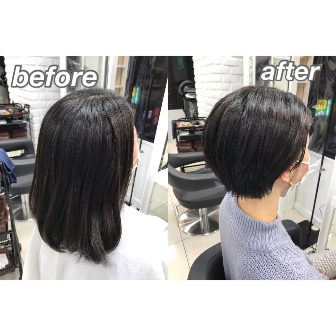 ショート カット 【暖色カラー特化】 中山由梨のヘアスタイル