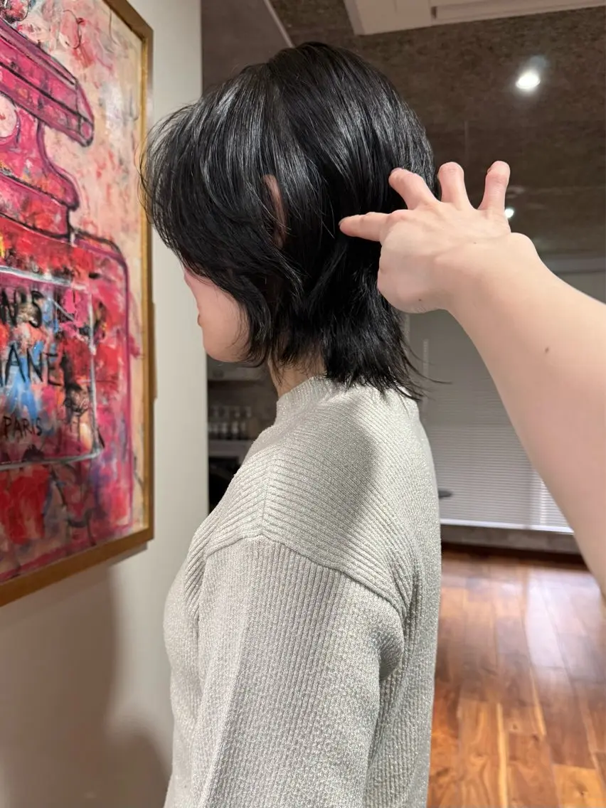 ミディアム カラー カット トリートメント mai / linoah˚✧のヘアスタイル