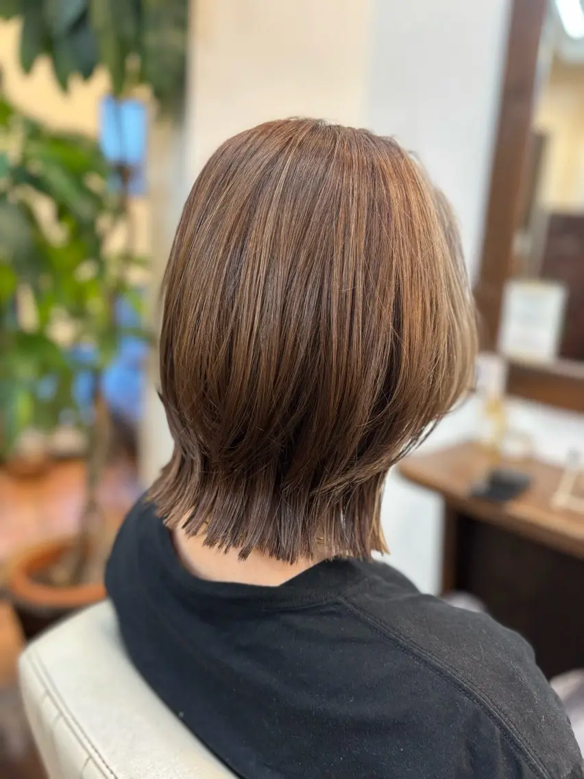 ミディアム カラー カット ヘアカラー 🌿吉池 朱莉🌿のヘアスタイル