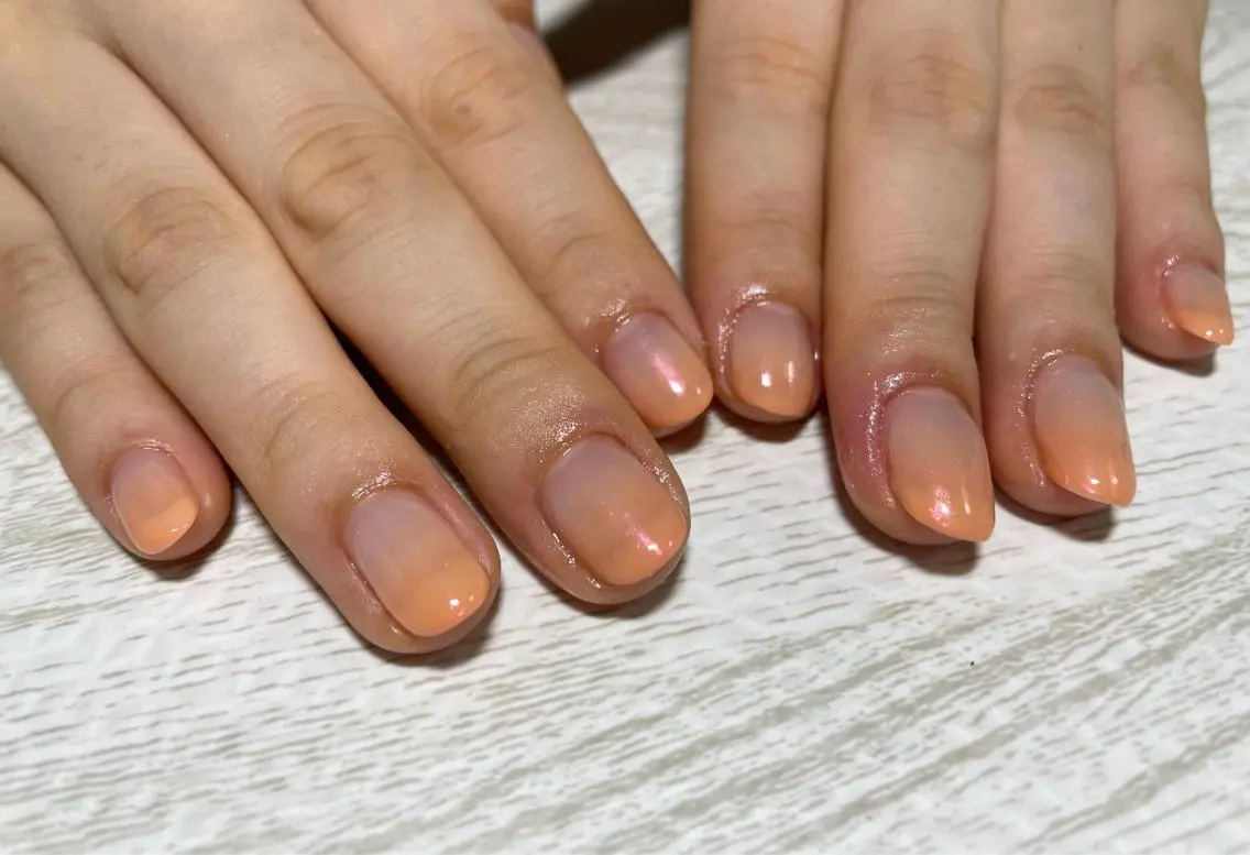 ネイル オーロラネイル その他(ネイル) Ulu  Nail 🌱MOMOKAのネイルデザイン