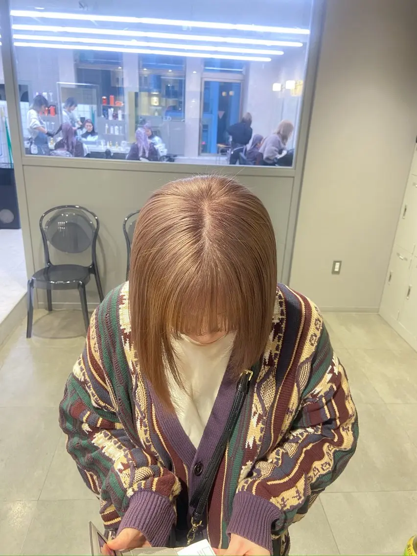 ショート カラー ヘアアレンジ Over hair_ misakiのヘアスタイル