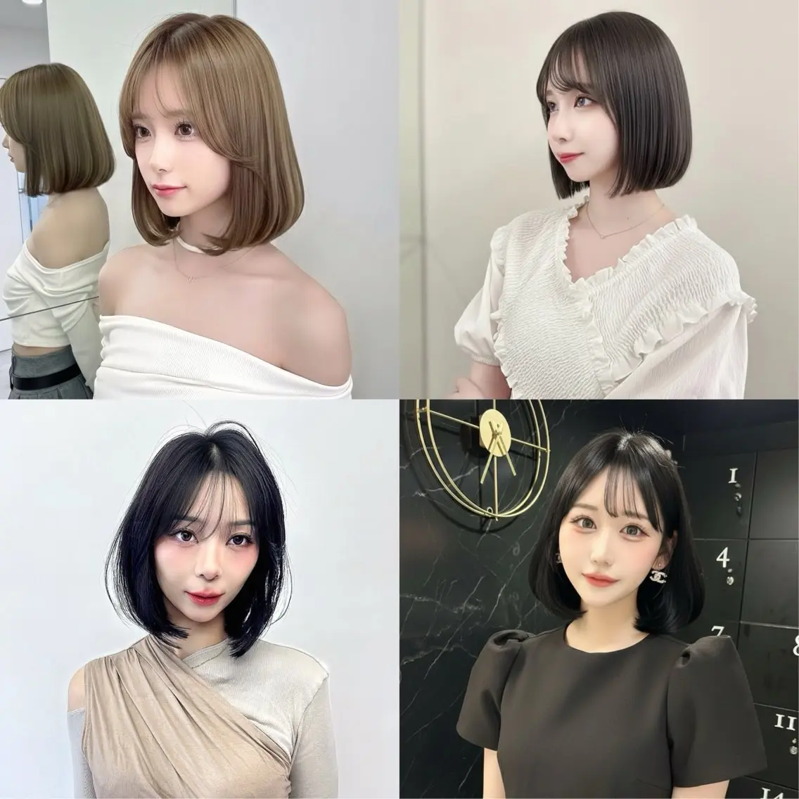 ミディアム レイヤー/髪質改善 縮毛/ハッシュカットのヘアスタイル