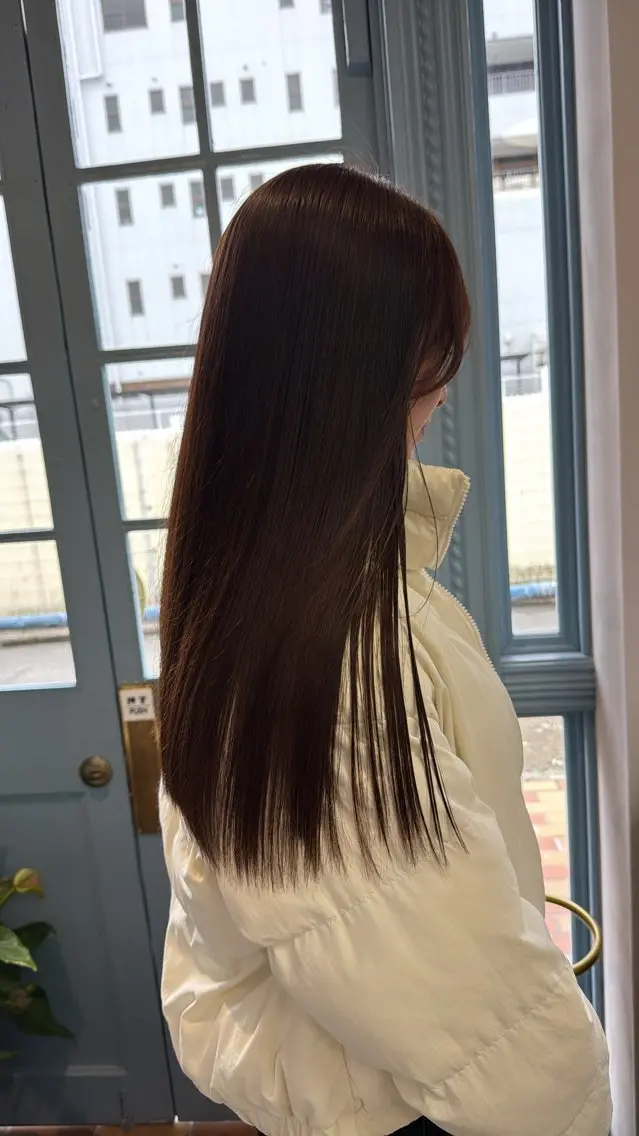 ロング カラー ロング カット ヘアカラー トリートメント Sakura .のヘアスタイル