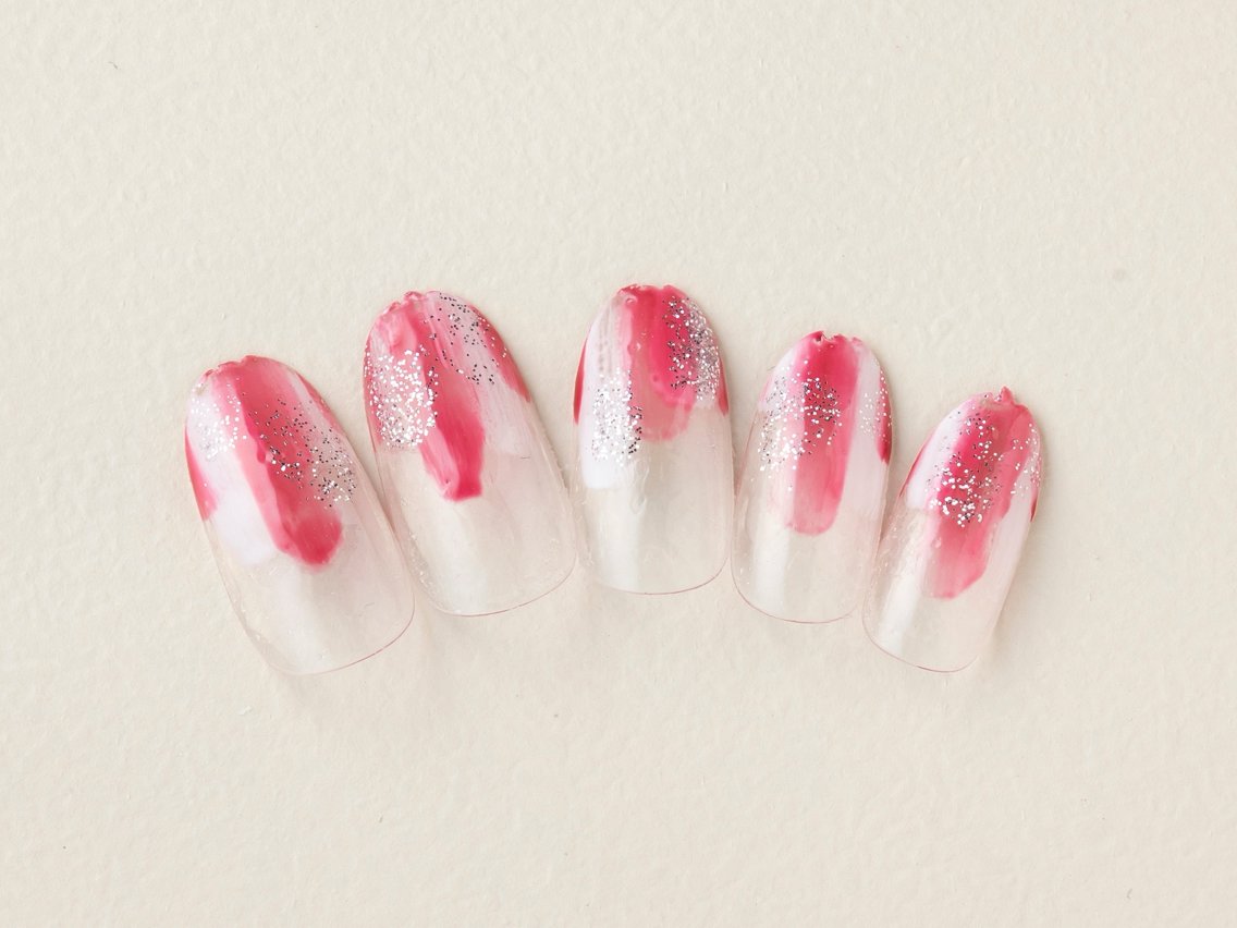 ネイル ハンドネイル 💗🪽Tiary Nail🪽💗のネイルデザイン
