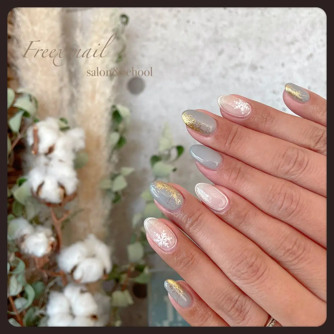 ネイル 冬ネイル freex nail /ニュアンス/個性派のネイルデザイン