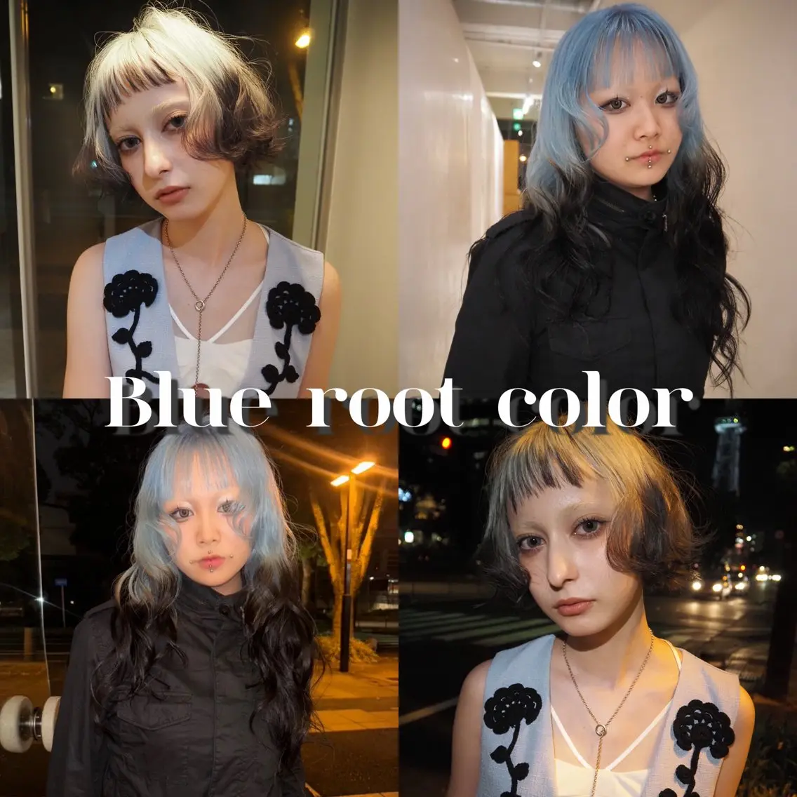 ロング カラー ブリーチ ブルーカラー ケアブリーチ 透明感カラー デザインカラー ヘアカラー yuki/ブリーチ/ JILLSTUDIOのヘアスタイル