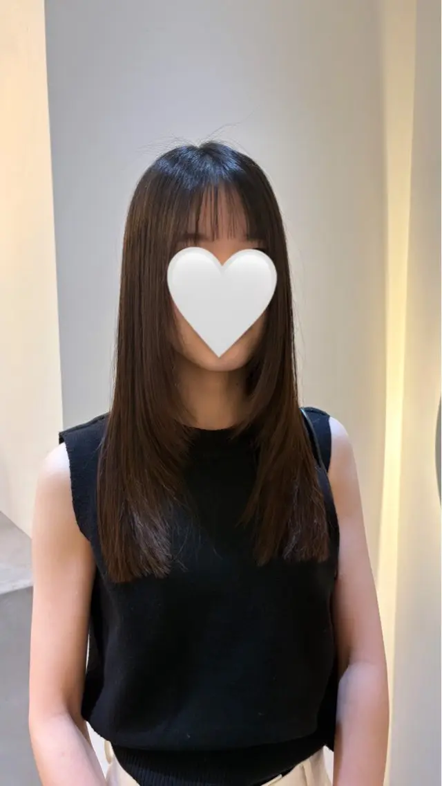 セミロング レイヤーカット カット レイヤー/ベージュ/ どますず🌺のヘアスタイル