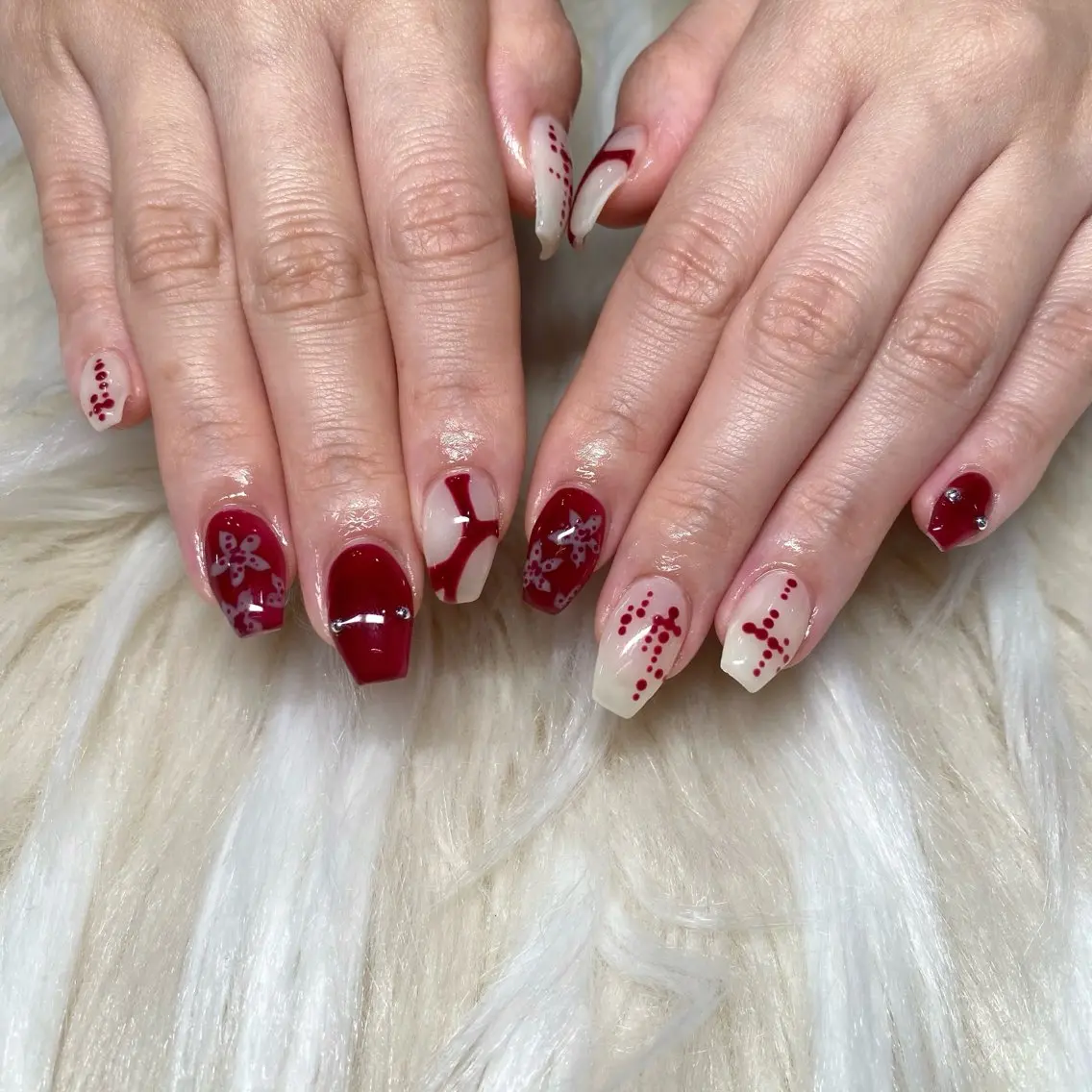 ネイル 長さ出し フレンチネイル ジェルネイル グラデーション 韓国ネイル ハンドネイル Nail&eye Belire 新宿のネイルデザイン
